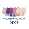 thumbnail image 1 of 5 pcs/Set Leak Proof Menstrual Panties Women Period Underwear Sexy Pants Physiological Underwear Plus Size Waterproof Briefs & Gift, 1 of 7