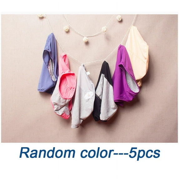 5 pcs/Set Leak Proof Menstrual Panties Women Period Underwear Sexy Pants Physiological Underwear Plus Size Waterproof Briefs & Gift
