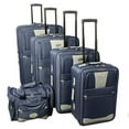 thumbnail image 1 of 5-piece Expandable Wheeled Upright Luggage Set, 1 of 4