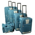 thumbnail image 1 of 5-piece Expandable Wheeled Upright Luggage Set, 1 of 4