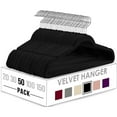 thumbnail image 1 of 5-piece Hanger Set - Non Slip Hanger - Black Hanger - Suit Hanger With 360 Degree Rotating Hook - Heavy Duty Hanger - Pants Hanger, 1 of 6