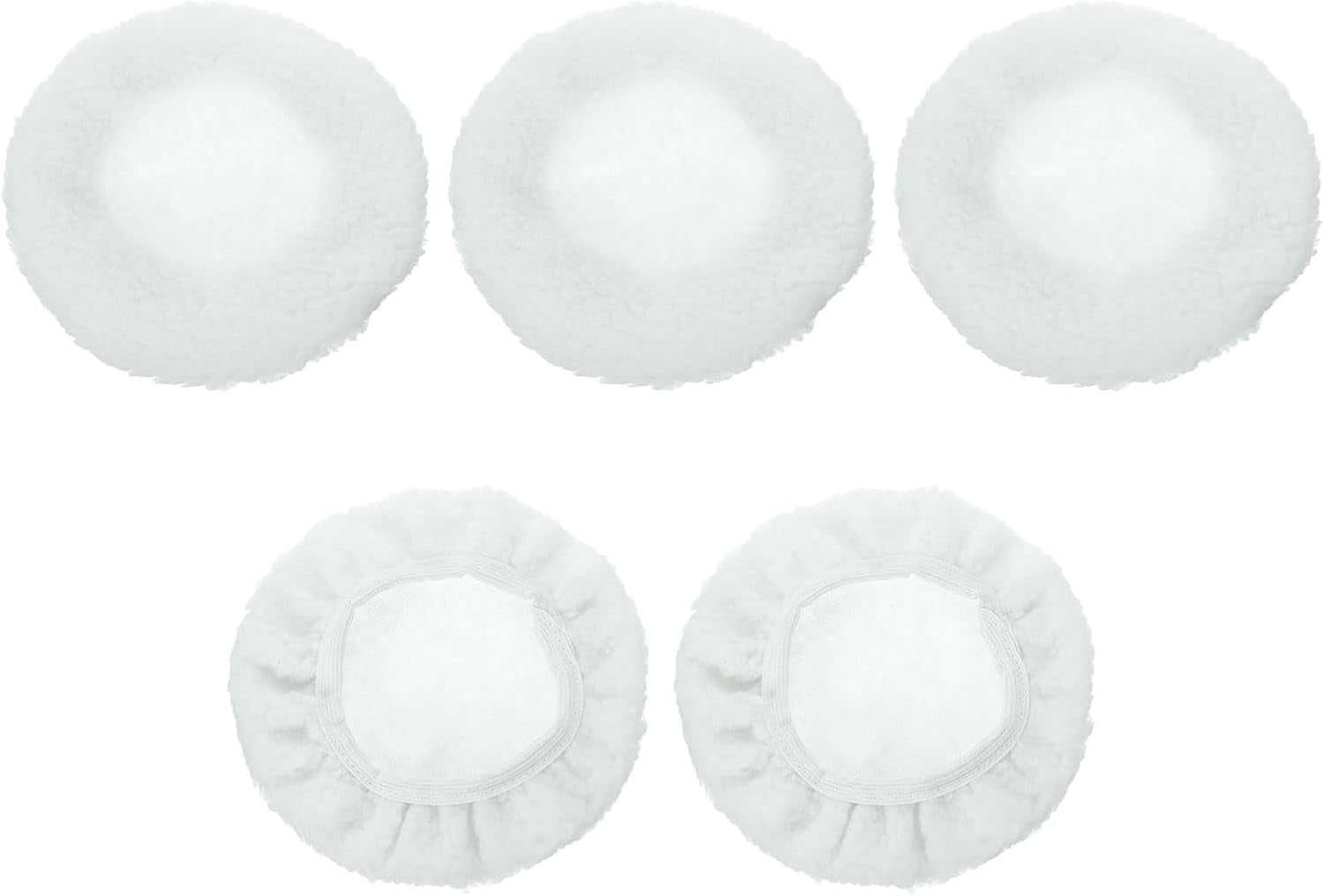 5 piece car polisher cover polishing pad lamb's wool polishing buffer pad cover, suitable for 7