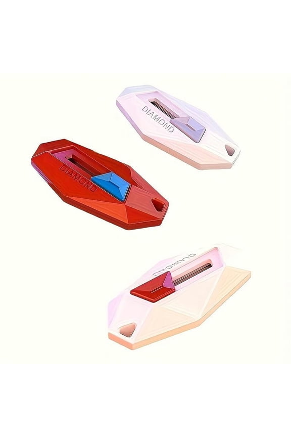 5-piece compact and portable box cutter keychain, automatic retractable 5-piece safety box cutter! Keychain design for easy carry, magnetic adsorption on refrigerator for extreme convenience, effortl