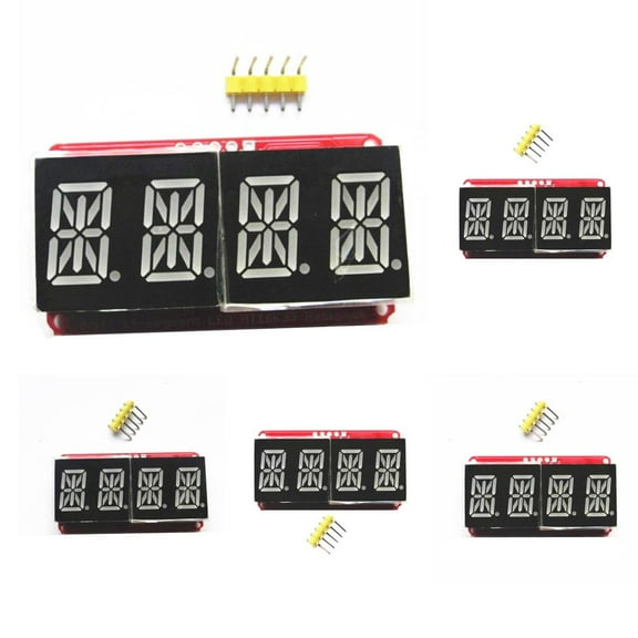 5 pieces 0.54 '' 2 line control digital LED dual 14-segment display module tubes