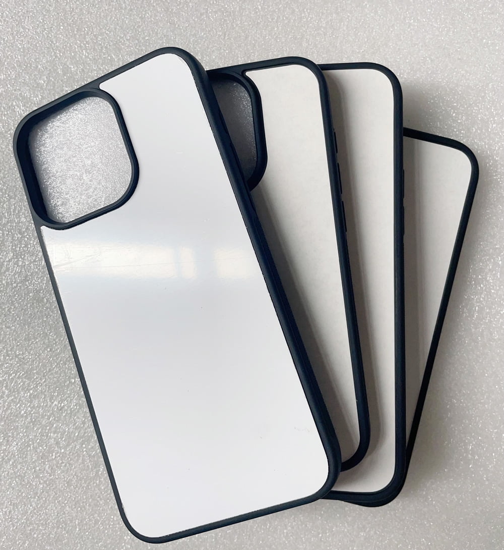 (5 pieces) 2d Rubber TPU sublimation heat print phone case For iPhone