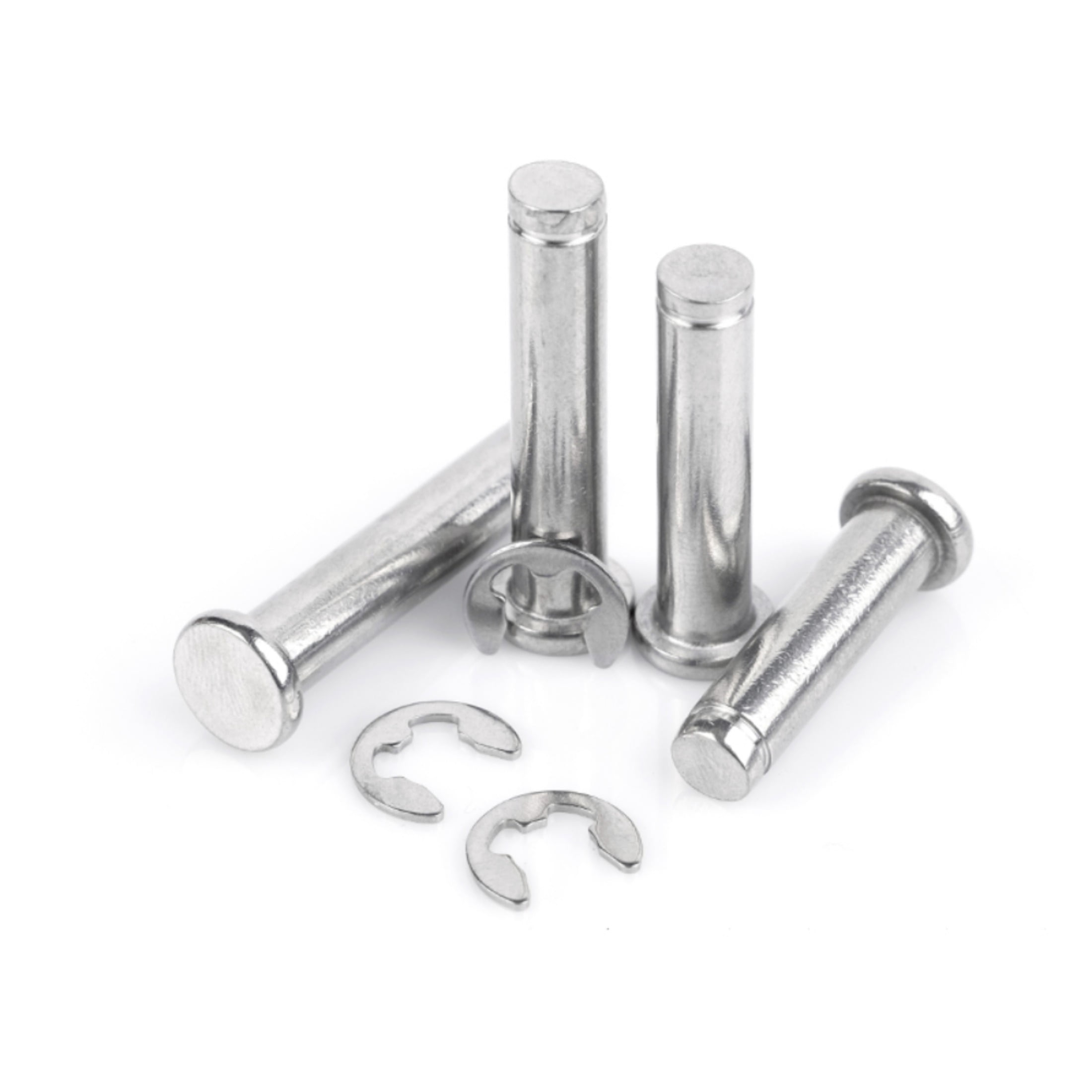 (5 pieces ) 304 Stainless Steel Stuck Cylindrical Positioning Screw Set M6x50mm.