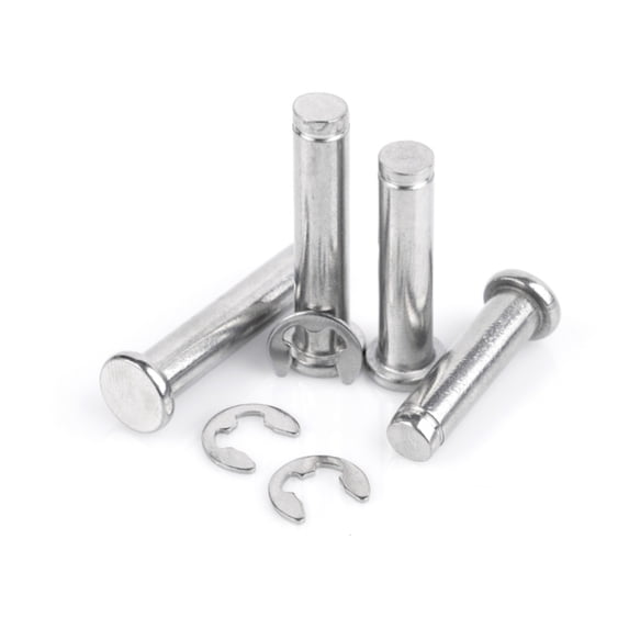 (5 pieces ) 304 Stainless Steel Stuck Cylindrical Positioning Screw Set M8x25mm.