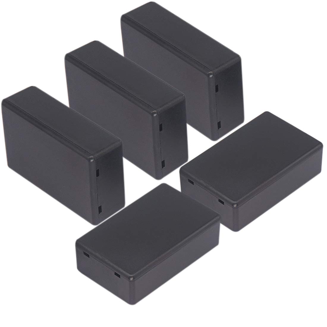 5 pieces of plastic electrical project box electronic project box power junction box black 3.151.971.02 inches (805026 millimeters)