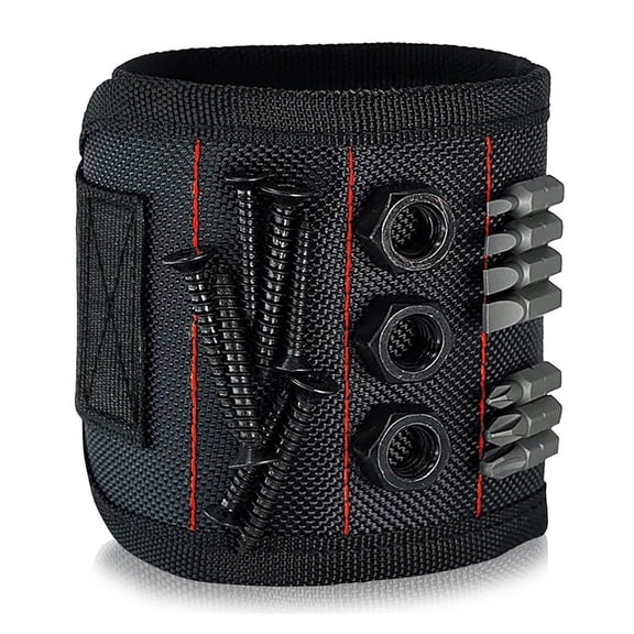 5-row Magnetic Magnetic Wrist Strap Tool Kit Electrician Accessories Magnet Pickup Adsorption Screw Magnetic Wrist Strap