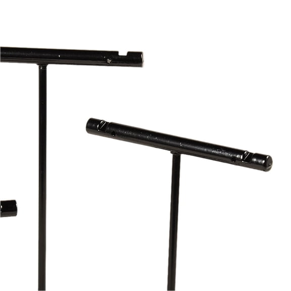 5 set T Bar Iron Earring Displays sets Jewelry Display Rack Jwvelry Tree Stand Gunmetal 90~125x60x34mm