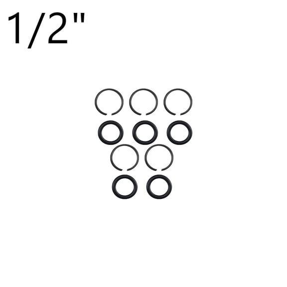 5 sets of Pneumatic Wrench Socket Retainer rings with O- for Ring 1/2 3/8 1in