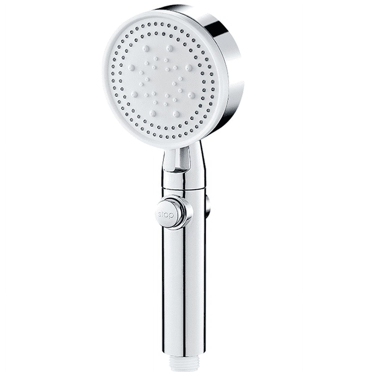 5speed Ajustable Highpressure ABS Plastic ChromeShower Head Onekey