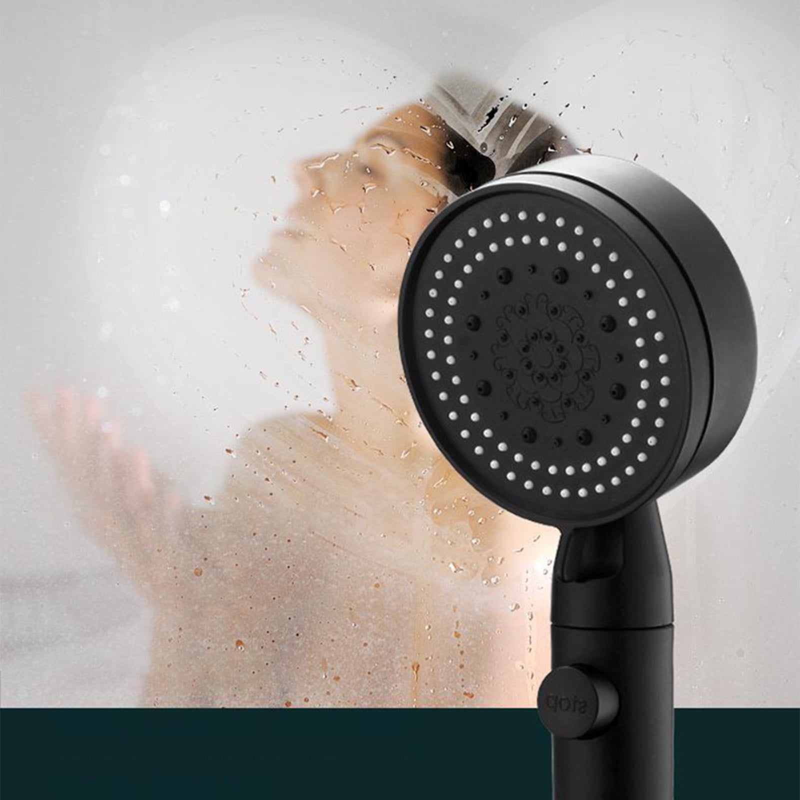 5speed Booster Shower Head， Shower Head Home Bath Shower Nozzle Water