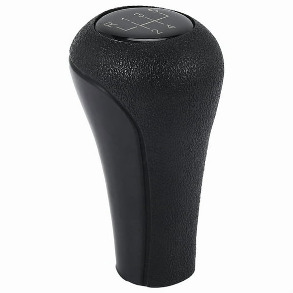 5 speed Manual Plastic Gear Shift Knob 12mm Stick Hole (Black) for Series 1 to 7 X5 E30 E36 E46 E39 E34 Z3