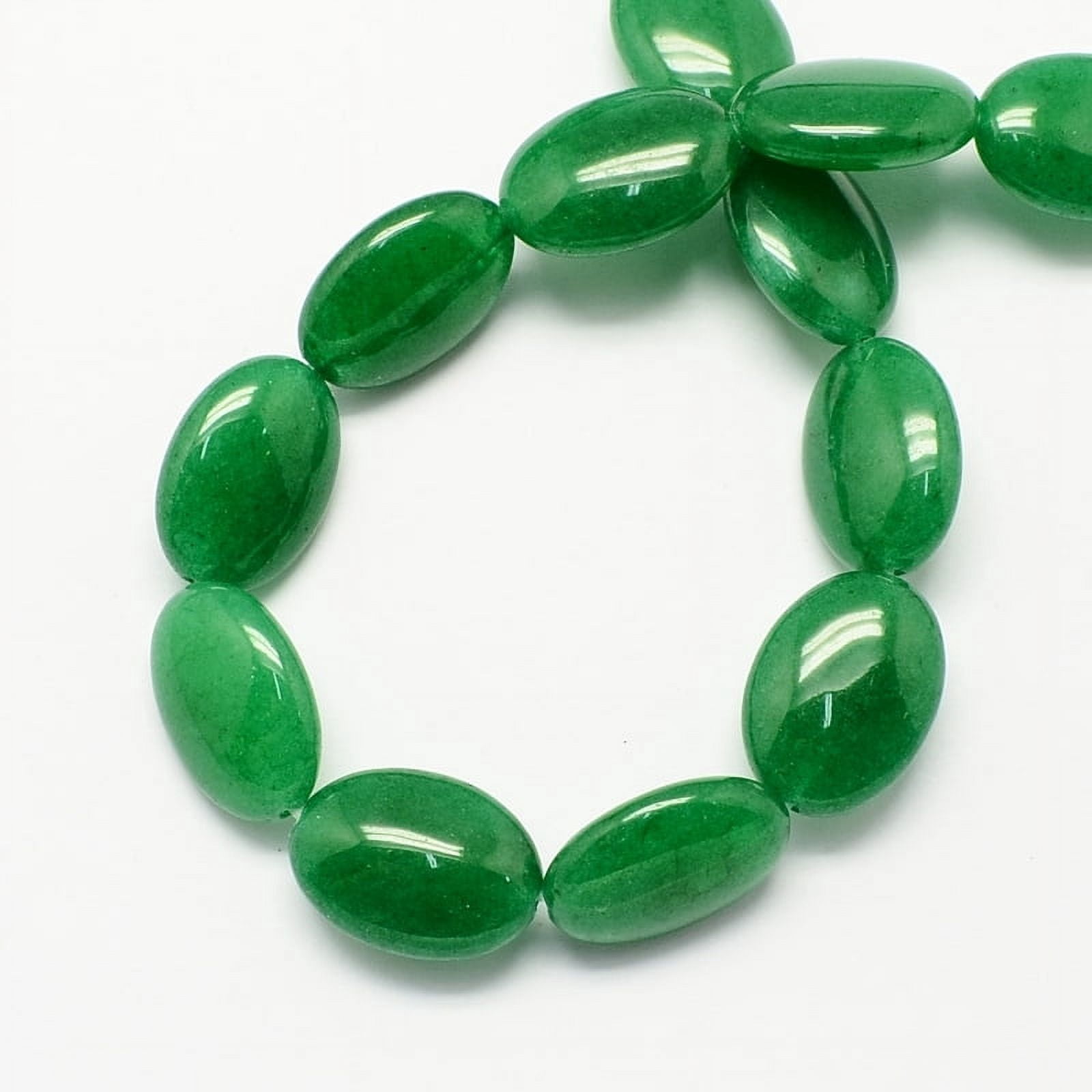 5 strand Flat Oval Gemstone Natural Malaysia Jade Stone Beads Strands Sea Green 18x13x6mm Hole: 1.2mm 22pcs/strand 15.7 inch