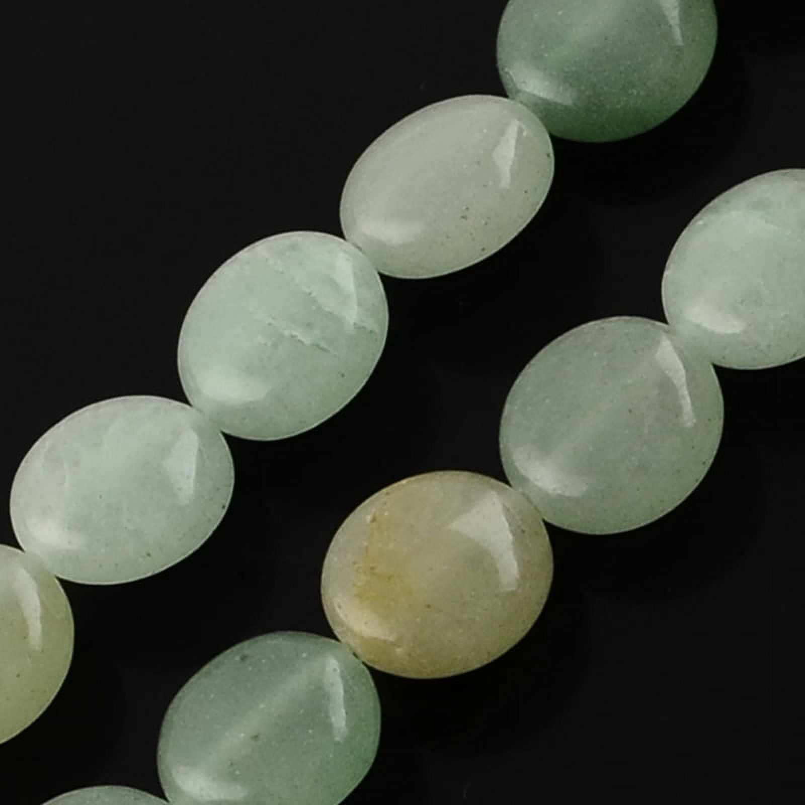 5 strand Natural Green Aventurine Stone Bead Strands Lentil 10x5mm Hole: 1mm 40pcs/strand 15.7 inch