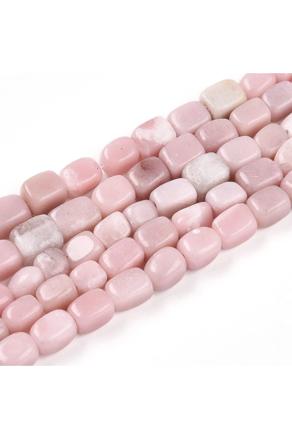 5 strand Natural Pink Opal Beads Strands Nuggets Tumbled Stone 3.5~8.5x4.5~7.5x4.5~7.5mm Hole: 0.7mm about 53~60pcs/strand 14.96~15.55 inch(38~39.5cm)