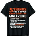 thumbnail image 1 of 5 things you should know about my girlfriend funny shirt, 1 of 3