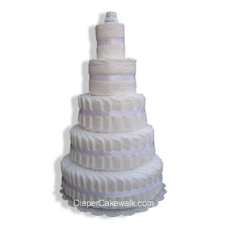 5 tier Do-It-Yourself Diaper Cake