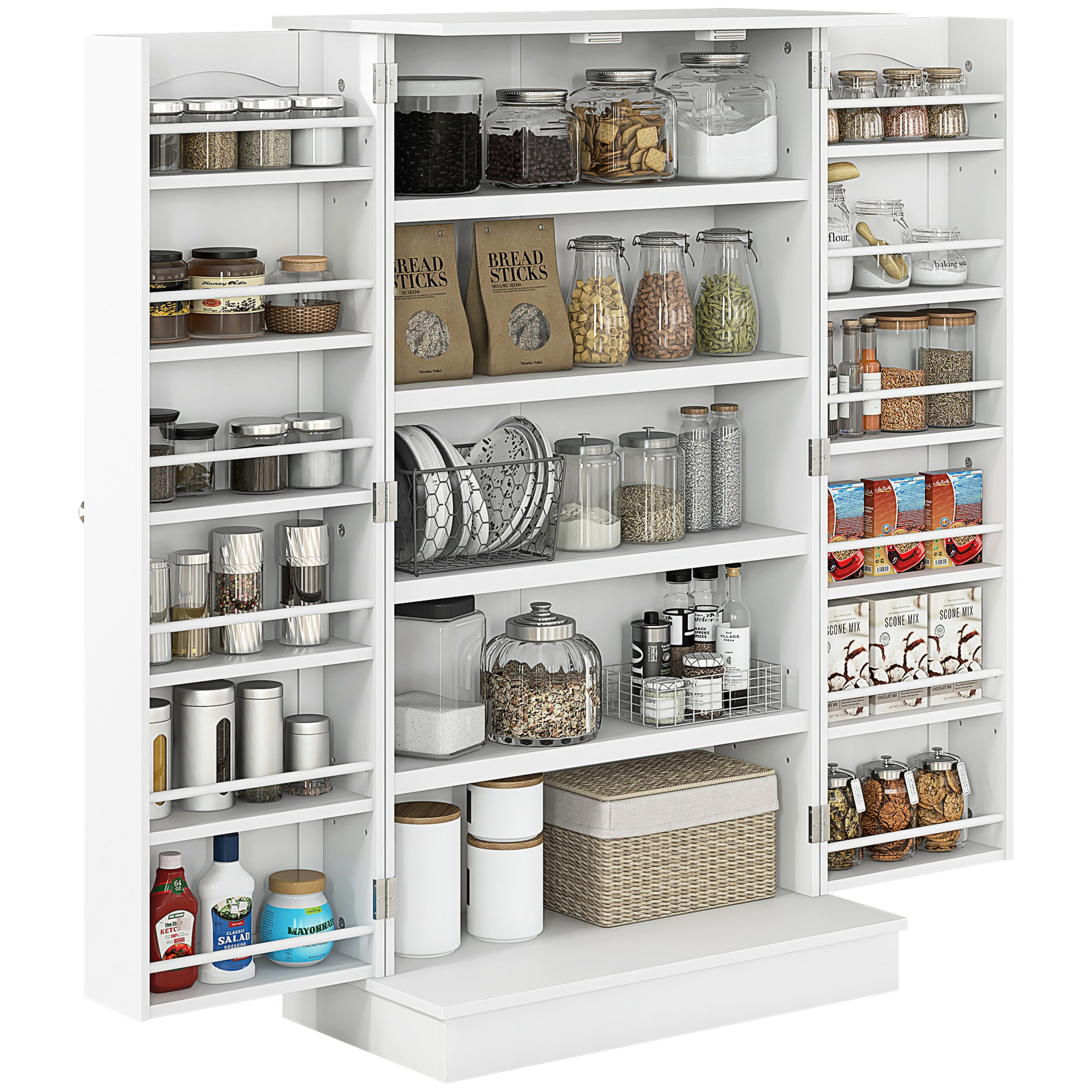 5 - tier Shelving, Anti - tipping Feature | In Dining Room or Garage