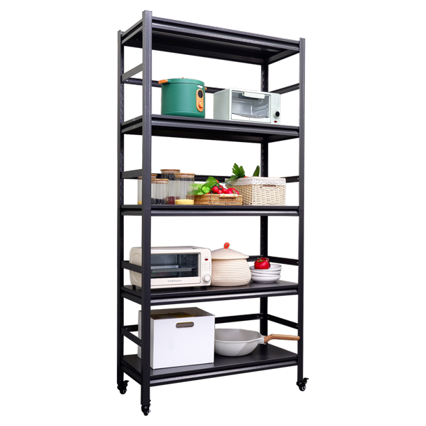 5 tier Storage Garage Shelves,Metal Adjustable Heavy Duty Shelves
