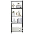 thumbnail image 1 of 5 tier black utility wire shelving unit 14x24x63in, 1 of 8