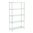 thumbnail image 1 of 5 tier chrome shelving 11.8x33.5x59in, 1 of 8
