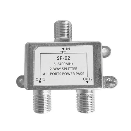 5 to 2400MHz TV Antenna Satellite Splitter Cable TV * Receiver Distrib