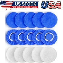 5 to 6 Inch Car Polisher Pad Bonnet, 15Pcs Car Polishing Bonnet Buffing Pads