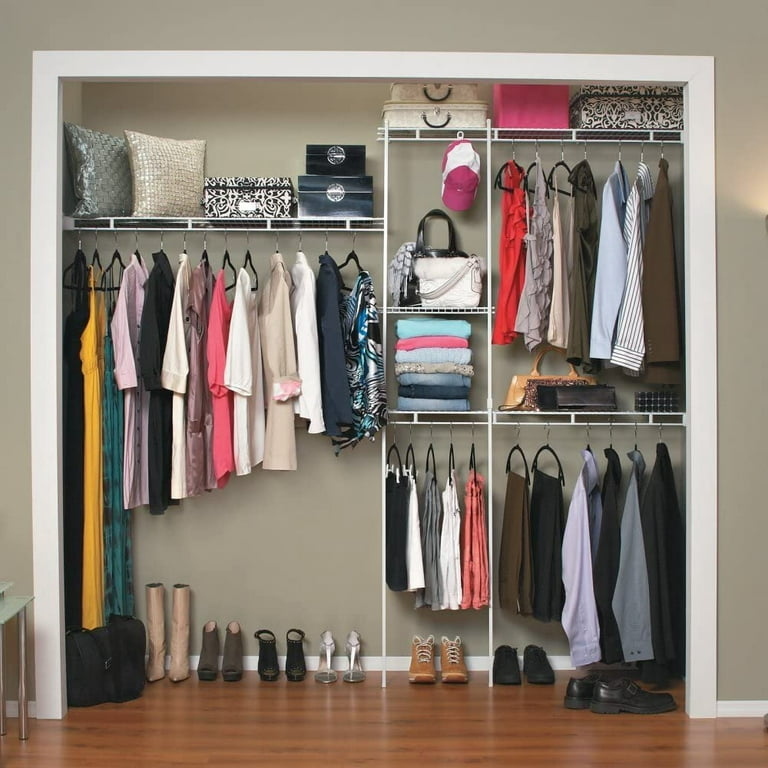 5 to 8-Ft. Shelf & Rod Closet Organizer Kit
