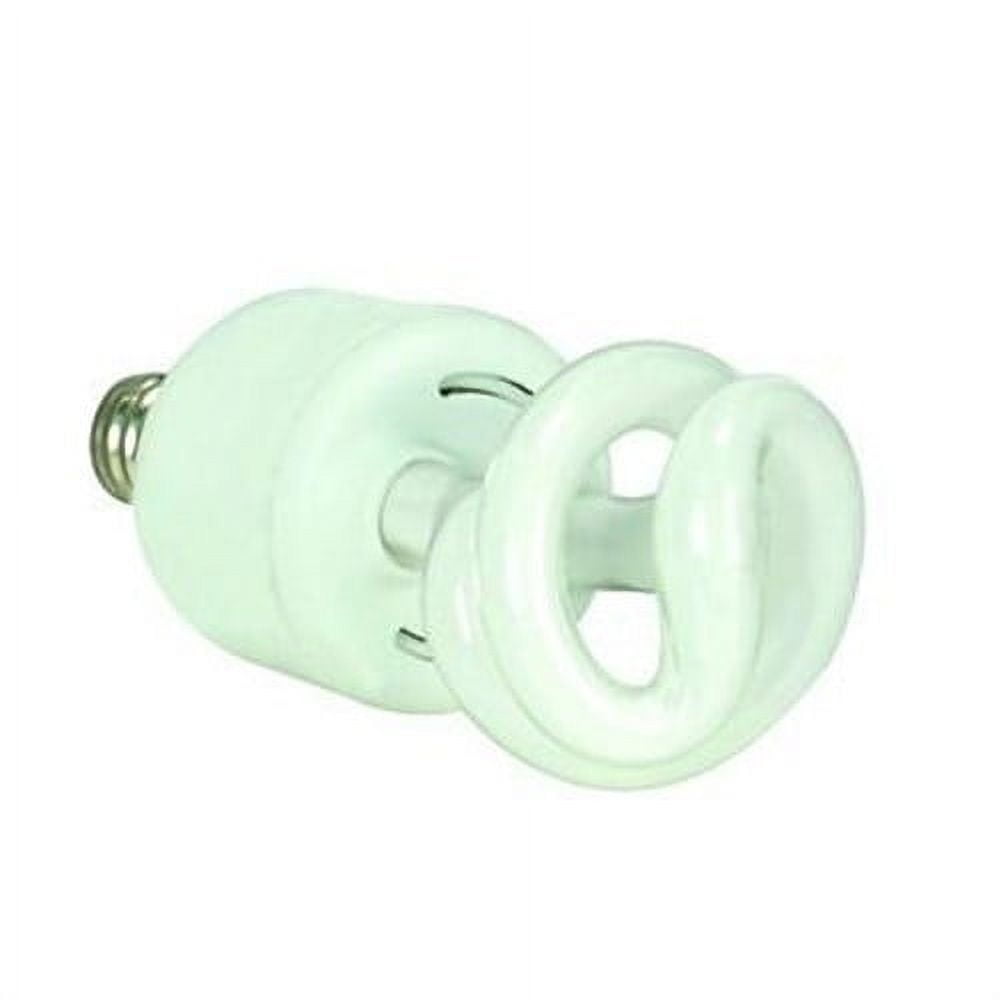 5 watt; Mini Spiral Compact Fluorescent; 4100K; 82 CRI; Candelabra base