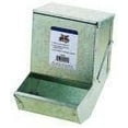 thumbnail image 1 of 5" with Solid Bottom, Galvanized Rabbit Feeder, 1 of 1