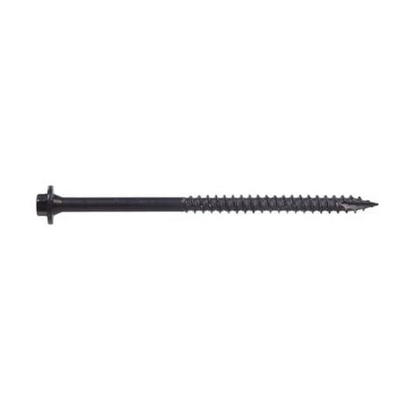5 x 0.31 in. Tite Dark Gray Ceramic Exterior Ledgertite Screws - Pack of 12