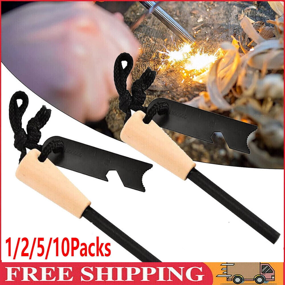 5"x 1/3" Huge Ferro Rods Ferrocerium Flint Steel Fire Starters Lighter