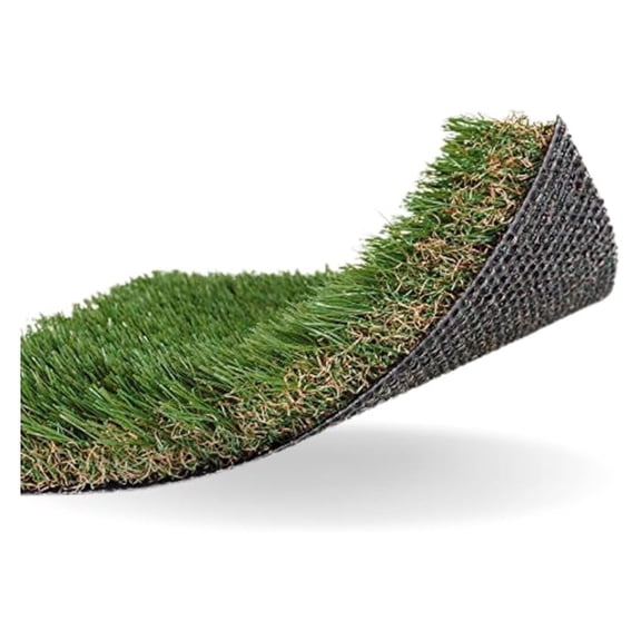 5 x 1 Feet Artificial Grass Mat for Lawn/Deluxe Realistic Synthetic Turf Rug [Thick Carpet of Fake Grass Patch Pads for Outdoor, Landscaping, Pets, Dogs, Puppy Potty, and Backyard]