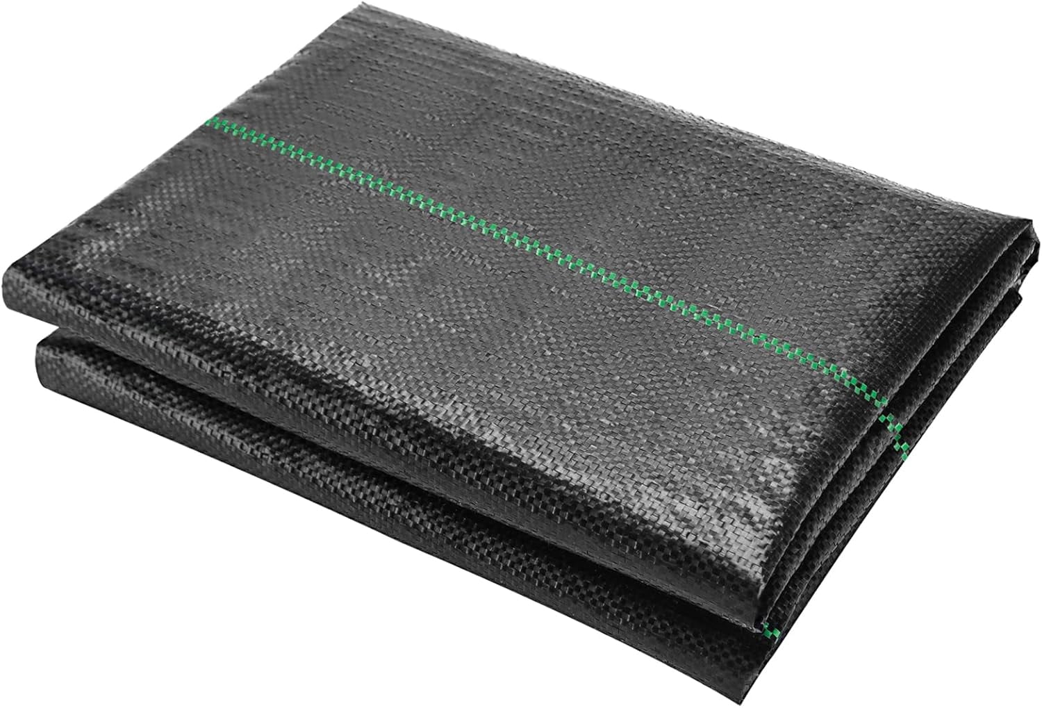 5 x 10 Feet Weed Barrier Fabric Garden Landscape Weed Blocker Woven Fabric Heavy Duty Ground Cover Mat