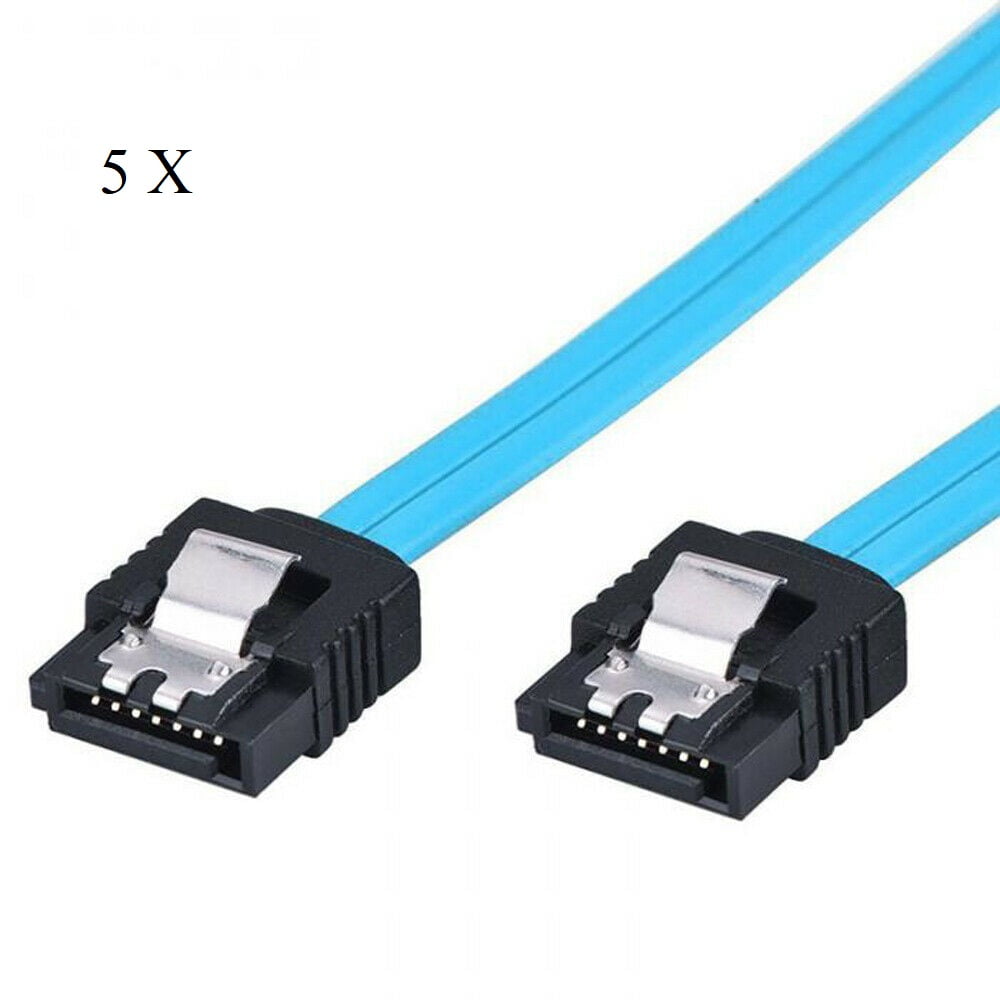 Hdd Wire 5 x 18inch SATA 3.0 III SATA3 SATAiii 6Gb/s Data Cable Wire 50cm for ...