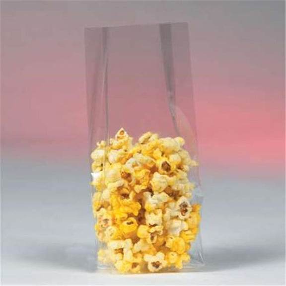 5 x 2.5 x 11 in. 1.5 Mil Gusseted Polypropylene Bags - Pack of 1000
