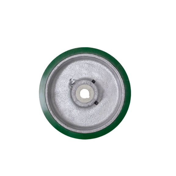 5" x 2" Poly Tread on Cast Iron Keyed Drive Wheel - 1/2" Bore – Service Caster