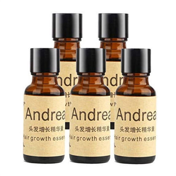 5 x 20ml Andrea Hair Growth Essence Hair Loss Stop Ginger Liquid for Damaged Hair Enhance