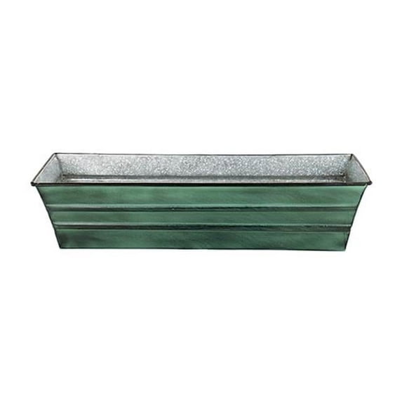 5''x 22'' x 6'' Galvanized Tin Window Box