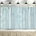 thumbnail image 1 of 5 x 3 ft Rustic Wood Backdrop, Wood Photo Background Blue Wooden Photography Background Decoration, Vintage Backdrops for Photography Birthday Party Baby Shower Party Decor Banner, 1 of 5