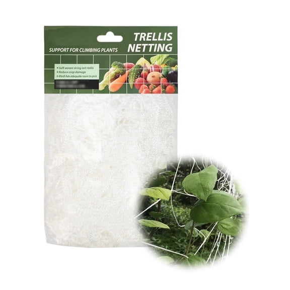 Chaowish 5' x 30' Trellis Netting Heavy Duty Polyester Net Support for Climbing Vining Plants