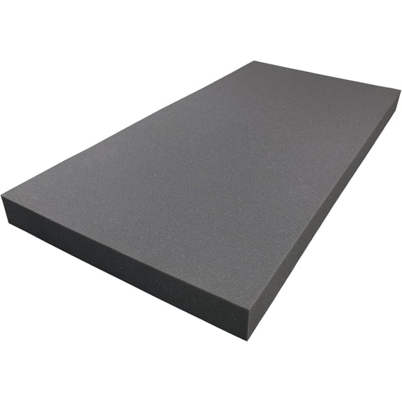 5" x 36" x 96" Charcoal Upholstery Foam Padding - Thick Custom Pillow, Chair, and Couch Cushion Replacement - Craft and Upholstery Supplies for Seat Repair