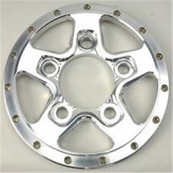 5 x 4.50 in. Bolt Pattern Rear Aluminum Alumastar 2.0 Wheel Center Section, Polished