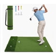 5 x 4 FT Golf Hitting Mat - Artificial Turf Practice Mat with Swing ...