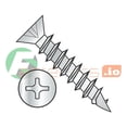 thumbnail image 1 of #5 x 5/8" Deep Thread Wood Screws / Phillips / Flat Head / Steel / Zinc / No Nibs / Hinge Screws / Full Thread (Quantity: 10,000 pcs), 1 of 1