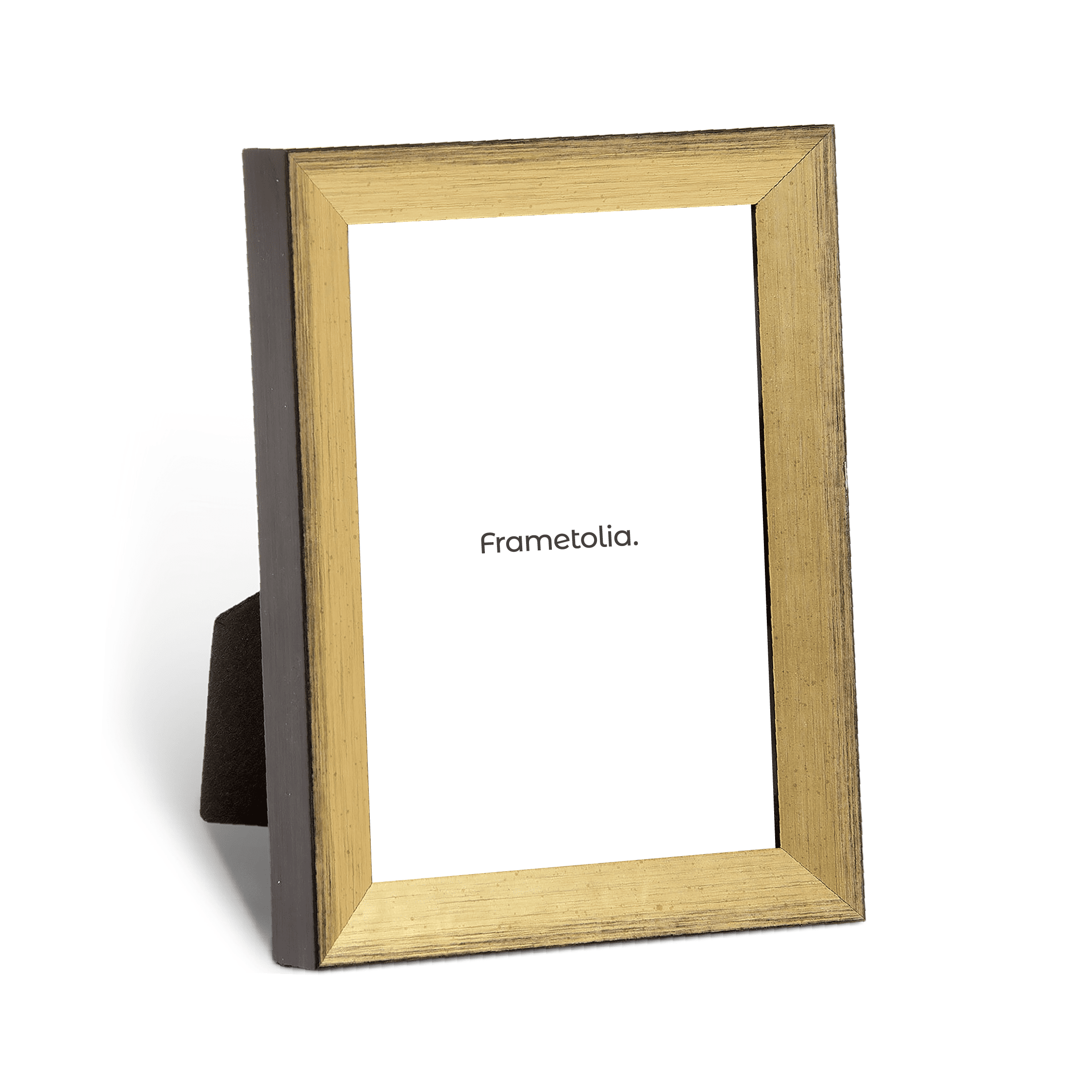 5" x 5" Antique Gold Narrow Width Table Top Frame