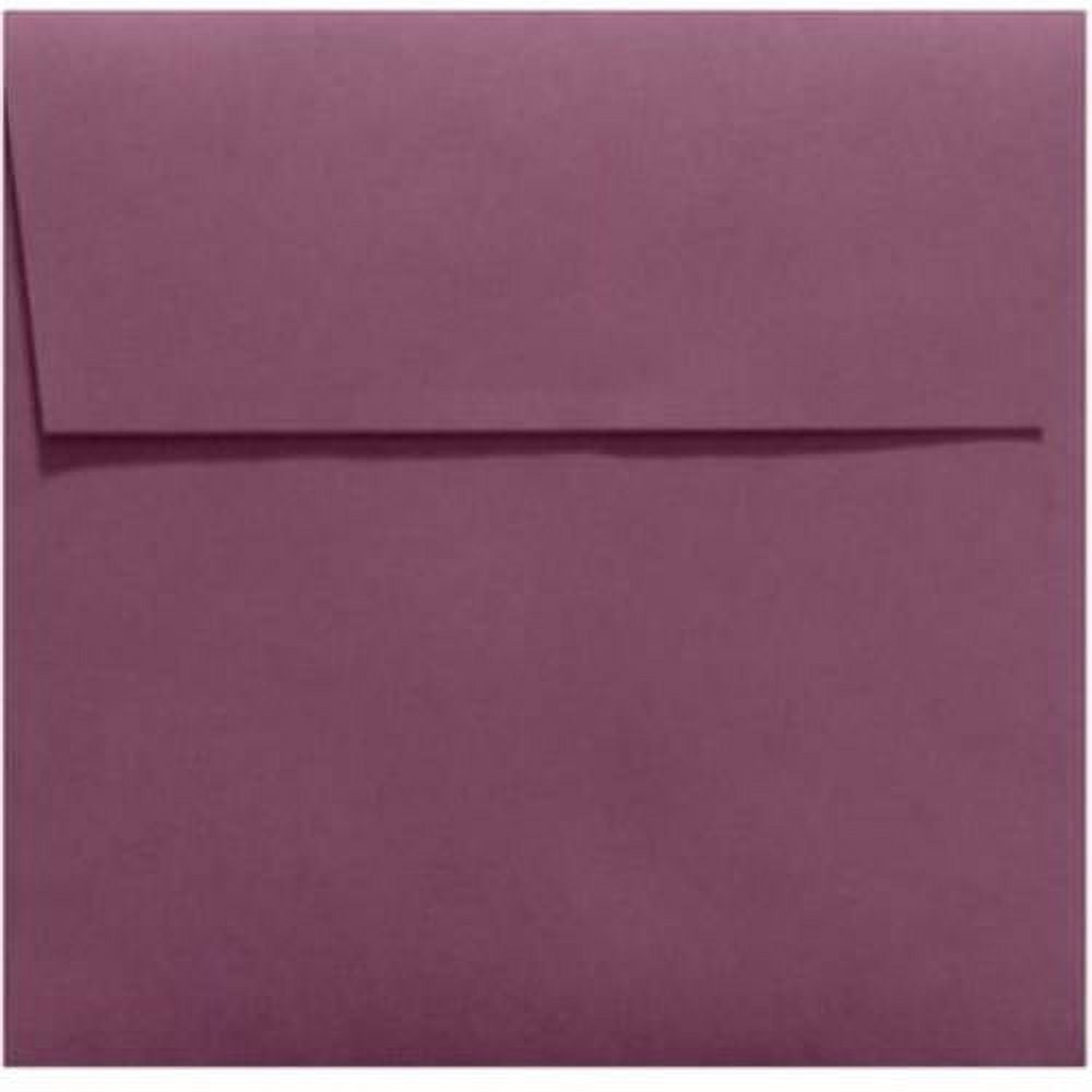 5.12 x 5.12  Clariana Purple Square 80lb Gummed V Flap Envelopes