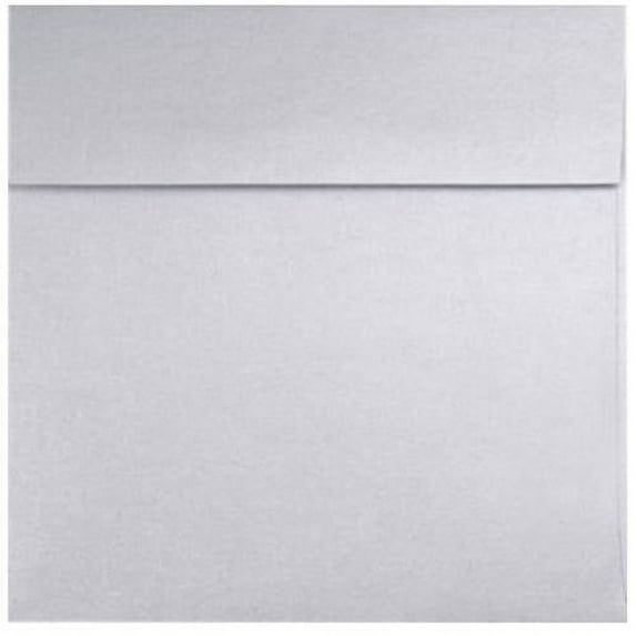 5 x 5 Square - Silver Metallic (500 Qty.)